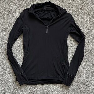LULULEMON Black Quarter-Zip Pullover